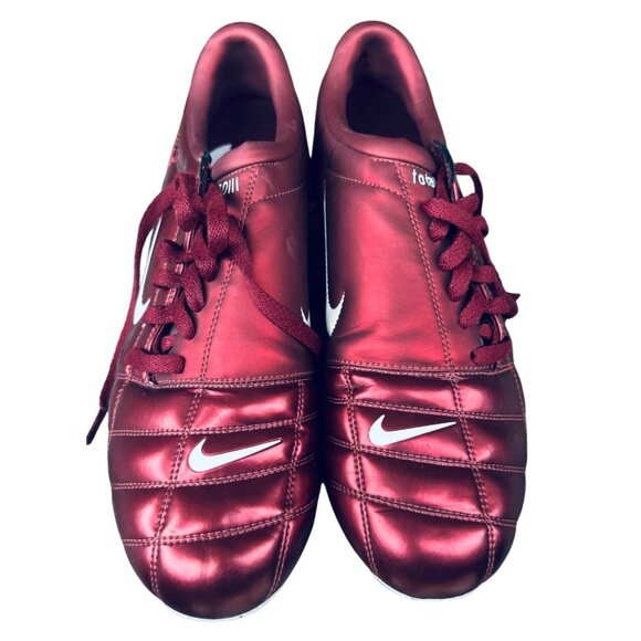 Nike Total 90 III FG ACC Mercurial Men Size 10.5 Burgundy Red air zoom elite - Picture 1 of 12